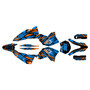 ktm 450xcf graphics kit 2008-2010 twitch series cyan
