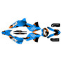 ktm 125exc graphics kit 2008-2011 bold series cyan