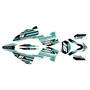ktm 250exc graphics kit 2008-2011 coil series teal