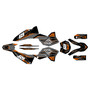 ktm 250exc graphics kit 2008-2011 guard series orange