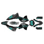 ktm 250exc graphics kit 2008-2011 og-crew series teal-shift