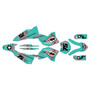 ktm 250xcfw graphics kit 2008-2011 predator series teal