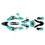 ktm 400xcw graphics kit 2008-2011 venom series teal