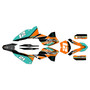 ktm 450xcw graphics kit 2008-2011 og-crew series teal