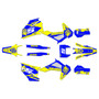husqvarna te250 graphics kit 2020-2023 night series yellow-shift