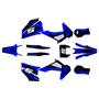 husqvarna fe250 graphics kit 2020-2023 night series blue