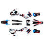 Husqvarna TE150 TE250 TE300 graphics kit 2020-2023 vizion series red