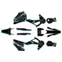husqvarna fe350 graphics kit 2020-2023 twitch series green