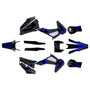 husqvarna fe250 graphics kit 2020-2023 vizion series blue-shift