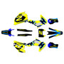 husqvarna fe501 graphics kit 2020-2023 vizion series yellow