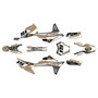 gasgas mc250 graphics kit 2021-2023 cloaked series tan