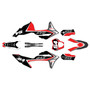 gasgas mc450f graphics kit 2021-2023 inferno series red
