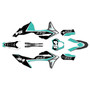 gasgas mc450f graphics kit 2021-2023 inferno series teal