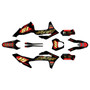 gasgas mc250f graphics kit 2021-2023 rebel series gold