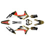 gasgas mc350f graphics kit 2021-2023 swirl series gold