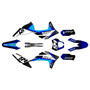 gasgas mc350f graphics kit 2021-2023 swirl series blue