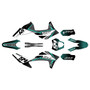 GasGas MC125 MC250 MC250F MC350F MC450F graphics kit 2021-2023 swirl series teal