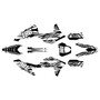 gasgas mc250 graphics kit 2021-2023 twitch series white