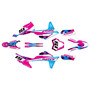 gasgas ec250 graphics kit 2021-2023 cloaked series magenta