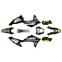 gasgas ex250f graphics kit 2021-2023 rebel series green