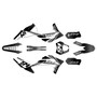 gasgas ex350f graphics kit 2021-2023 swirl series white