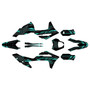 gasgas ex300 graphics kit 2021-2023 twitch series teal
