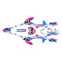 gasgas mc50 graphics kit 2021-2023 cloaked series magenta