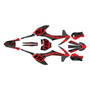 gasgas mc-e3 graphics kit 2021-2023 cloaked series red-shift
