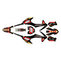 gasgas mc50 graphics kit 2021-2023 rebel series gold