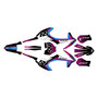 gasgas mc50 graphics kit 2021-2023 swirl series magenta