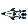 gasgas mc50 graphics kit 2021-2023 twitch series blue