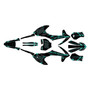 gasgas mc-e3 graphics kit 2021-2023 twitch series teal