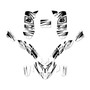 polaris predator500 graphics kit 2002-2007 division series white