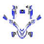 polaris predator500 graphics kit 2002-2007 future series blue