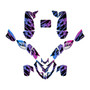 polaris predator500 graphics kit 2002-2007 patriot series magenta