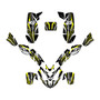 polaris predator500 graphics kit 2002-2007 prime series yellow