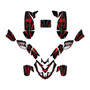 polaris predator500 graphics kit 2002-2007 prime series red-shift