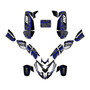 polaris predator500 graphics kit 2002-2007 rift series blue