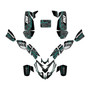 polaris predator500 graphics kit 2002-2007 rift series teal