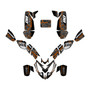 polaris predator500 graphics kit 2002-2007 rift series orange