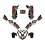 polaris predator500 graphics kit 2002-2007 rift series gold