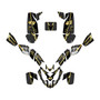 polaris predator500 graphics kit 2002-2007 shred series gold