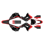 honda cr250 graphics kit 2002-2007 lightning series red-shift