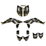 honda trx450r graphics kit 2006-2017 core series gold