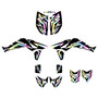 honda trx450r graphics kit 2004-2005 vizion series rainbow