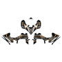 yamaha yfz450r graphics kit 2014-2026 blazing series tan