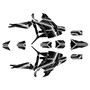 talaria sting graphics kit all years electron series white