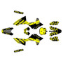 suzuki drz4sm graphics kit 2025+ whiplash series yellow