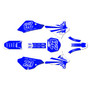 kawasaki klx125 graphics kit 2003-2007 fh series blue