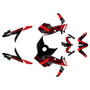 yamaha fz09 graphics kit 2017-2020 cardiff series red